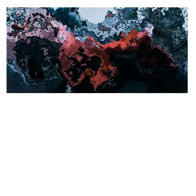 Фото на холсте абстракция краски, размера 80x40