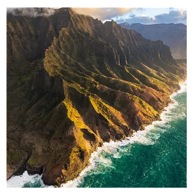 Фото на холсте берег зеленого острова, размера 30x30