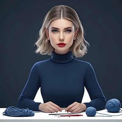 Синий уют рукодельницы