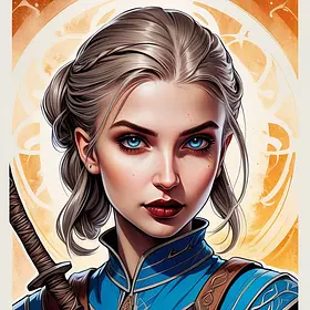 Цирилла в стиле арт-нуво