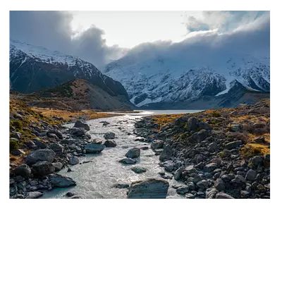 Картина на холсте «горная река», 40х30 см