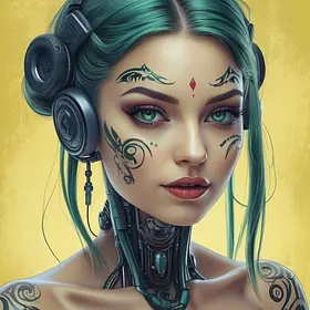 Циборг в стиле «Аниме»