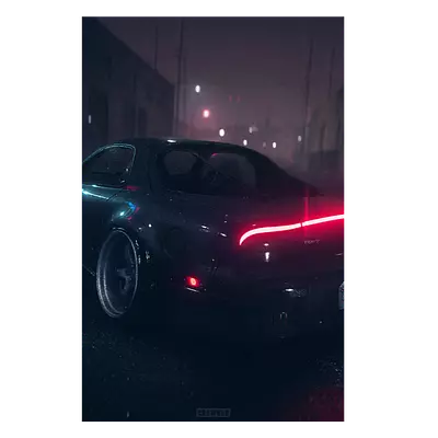 Фото на холсте mazda rx-7, размера 50x75