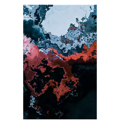 Фото на холсте абстракция краски, размера 40x60