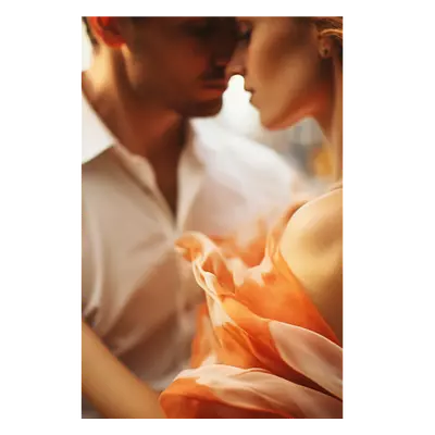 Фото на холсте пара, размера 60x90