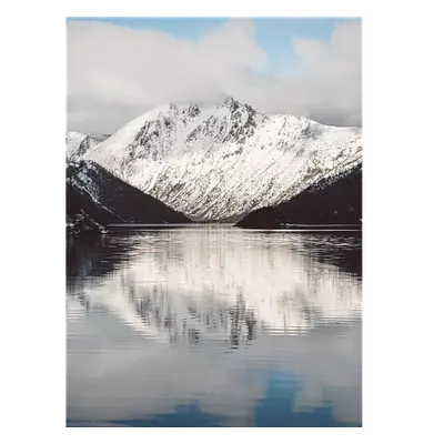 Фото на холсте озеро на фоне гор, размера 30x40