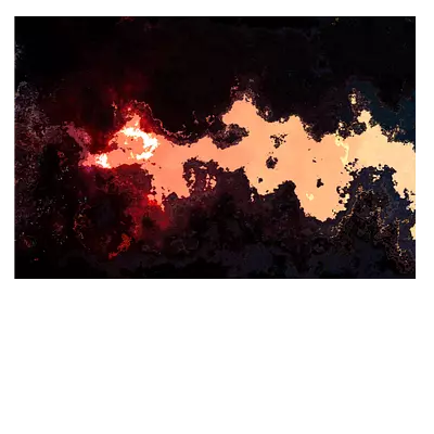 Фото на холсте абстракция лавы, размера 120x80