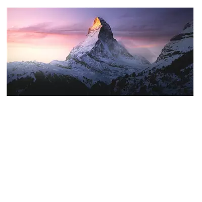 Фото на холсте горный пик, размера 80x40