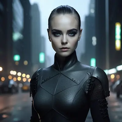 Cyberpunk Assassin Art