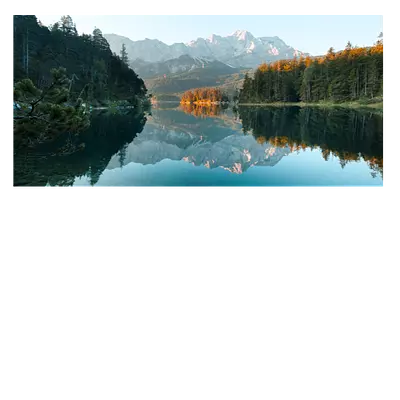 Фото на холсте озеро с горами, размера 60x30