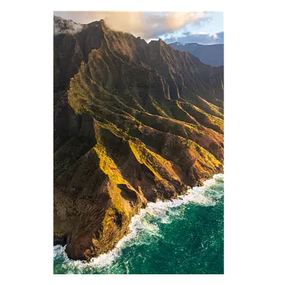 Фото на холсте берег зеленого острова, размера 50x75