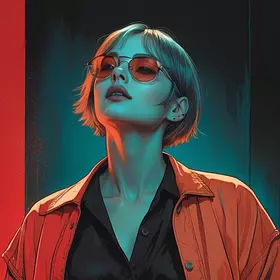 «Ретро-портрет в стиле аниме»