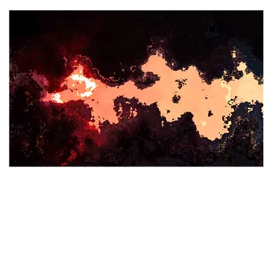 Фото на холсте «абстракция лавы», размер 30 x 20 см