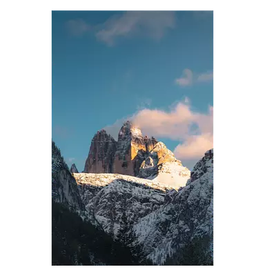 Фото на холсте снежные горы, размера 30x45