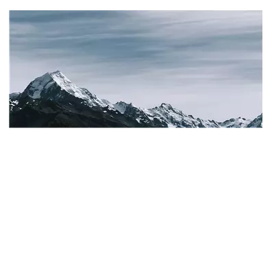 Фото на холсте горный хребет, размера 60x30