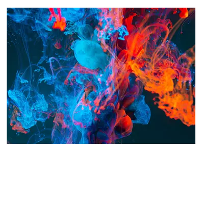 Фото на холсте краски 40х30 см.