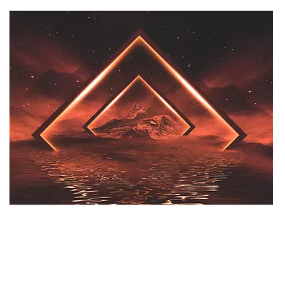 Фото на холсте геометрическая абстракция, размера 80x60