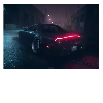 Фото на холсте mazda rx-7, размера 100x70