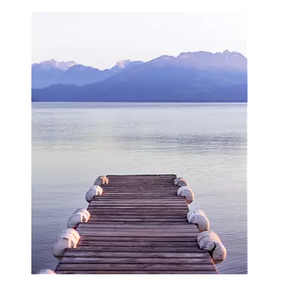 Фото на холсте пристань, размера 50x60