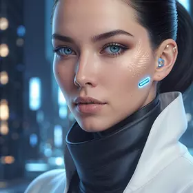 Cyberpunk minimalism style