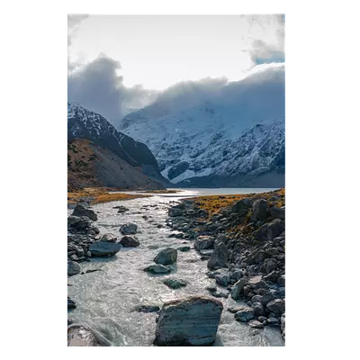 Фото на холсте горная река, размера 80x120
