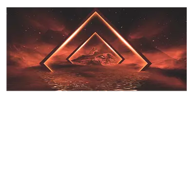 Фото на холсте геометрическая абстракция, размера 60x30