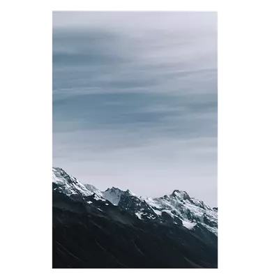 Фото на холсте горный хребет, размера 40x60