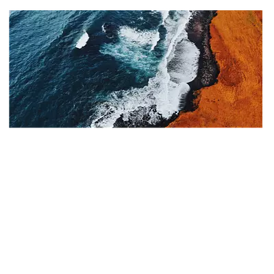 Фото на холсте волны, размера 60x30