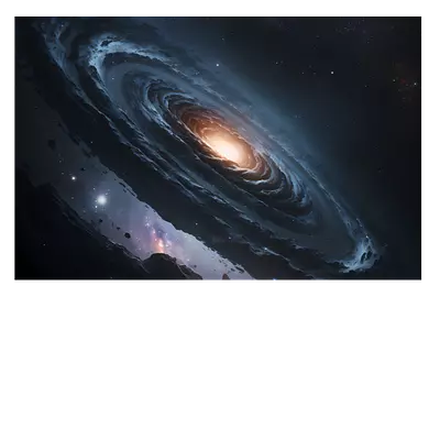 Фото на холсте галактика, размера 75x50