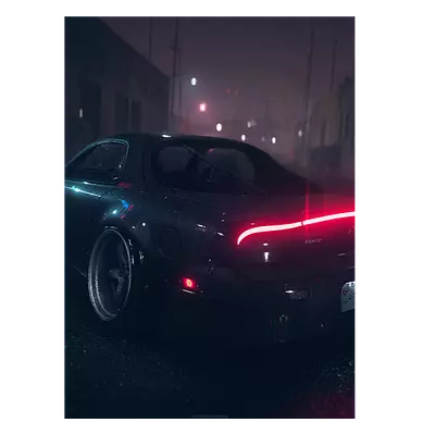 Фото на холсте mazda rx-7, размера 30x40