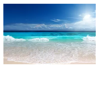 Фото на холсте солнечный пляж, размера 120x80