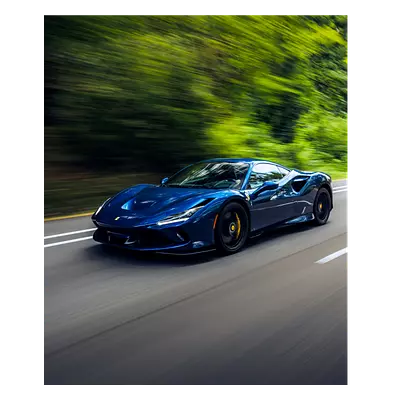 Фото на холсте синий феррари, размера 50x60