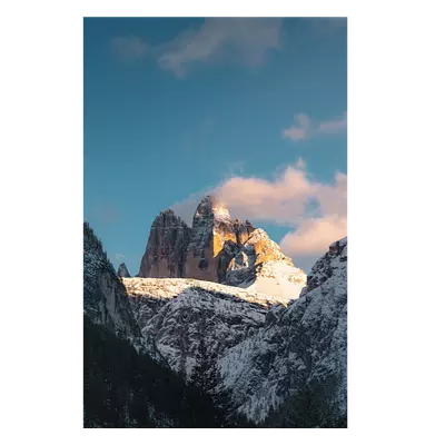 Фото на холсте снежные горы, размера 40x60