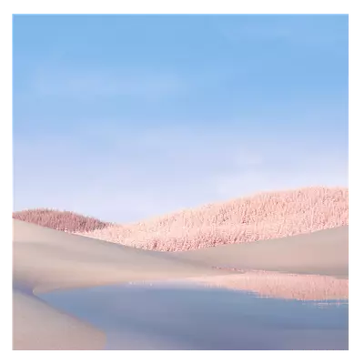 Фото на холсте белые поля, размера 80x80