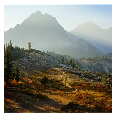 Фото на холсте горная тропа, размера 40x40