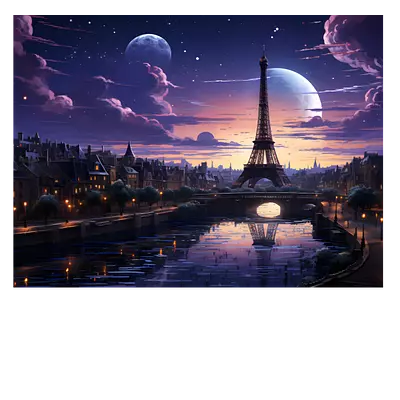 Фото на холсте фантастический лондон, размера 80x60