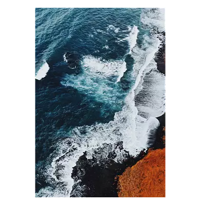 Фото на холсте волны, размера 70x100