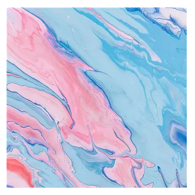 Фото на холсте акварельная абстракция, размера 40x40