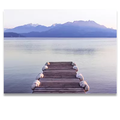 Фото на холсте пристань, размера 80x60