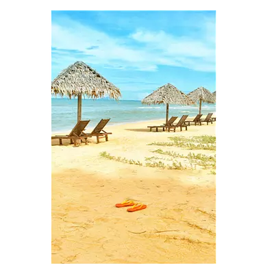 Фото на холсте песчаный пляж, размера 60x90