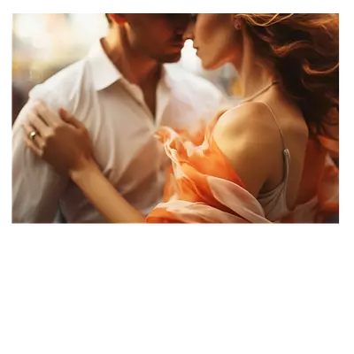 Фото на холсте пара, размера 60x40