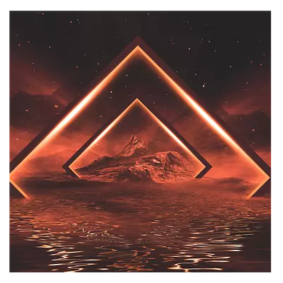 Фото на холсте геометрическая абстракция, размера 80x80