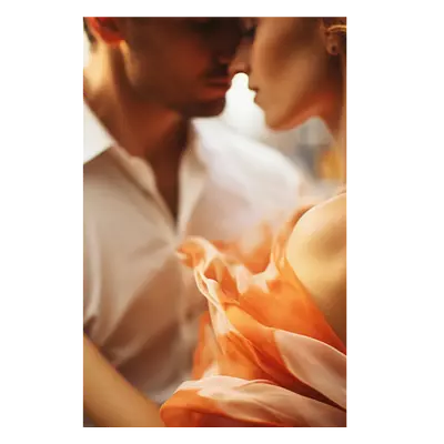 Фото на холсте пара, размера 40x60