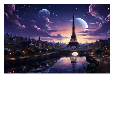 Фото на холсте фантастический лондон, размера 90x60