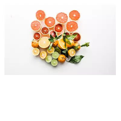 Картина на холсте с изображением цитросовых растений, 45х30 см
