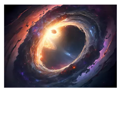 Фото на холсте квазар, размера 80x60