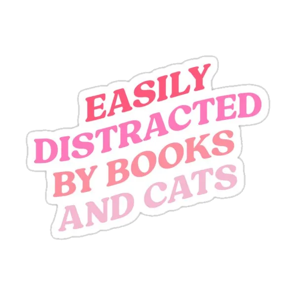 Легко отвлекаюсь на книги и кошек