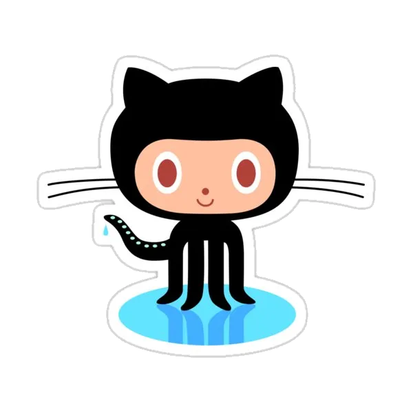 Логотип GitHub - Стильный, Прочный, Идеально для Разработчиков и Технических Энтузиастов