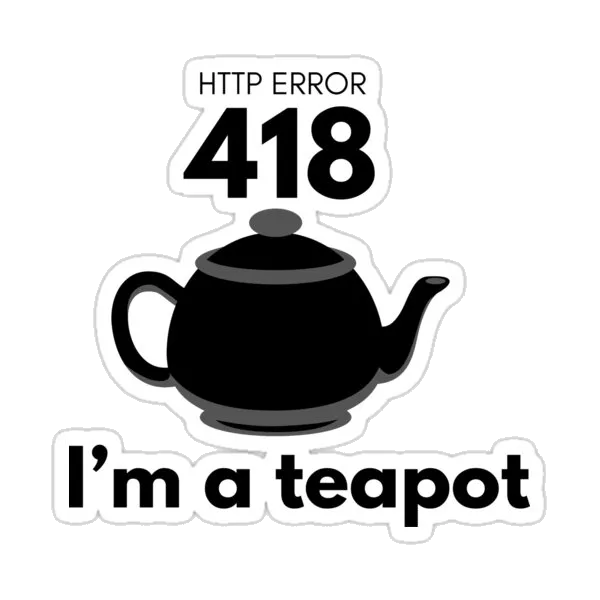 Ошибка HTTP 418. Я чайник