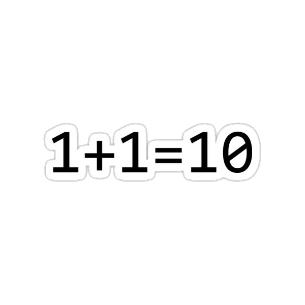 1+1=10 в двоичной системе - Смешные шутки для программистов